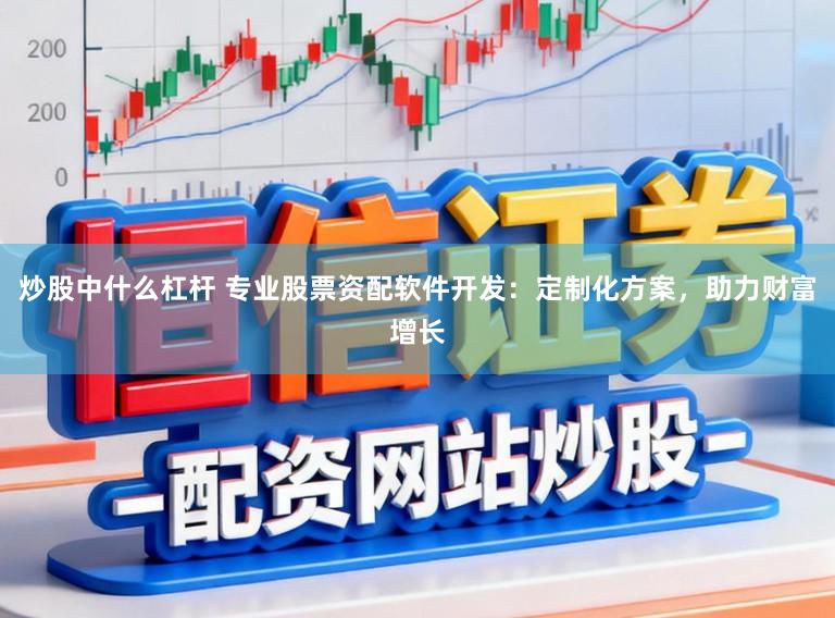炒股中什么杠杆 专业股票资配软件开发：定制化方案，助力财富增长