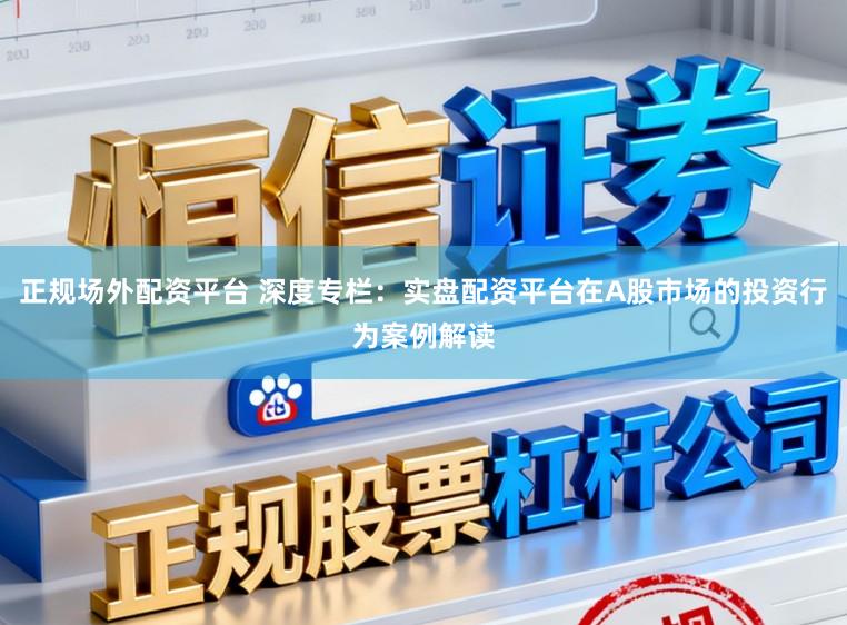 正规场外配资平台 深度专栏：实盘配资平台在A股市场的投资行为案例解读
